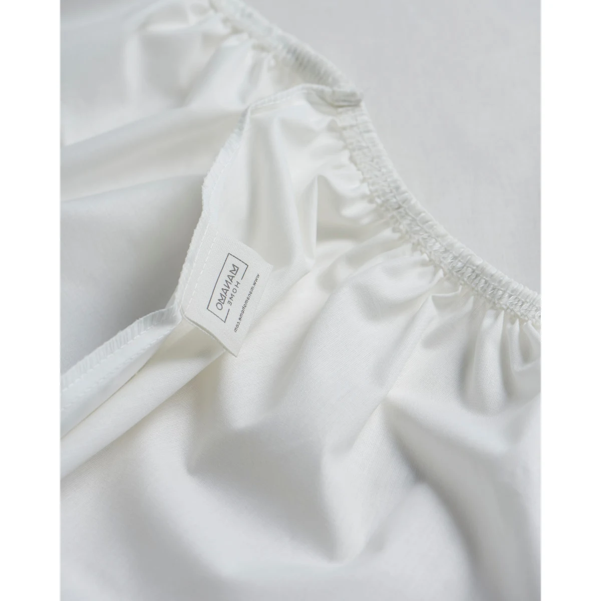 Manamo M&D Fitted Sheet Ecru 100x200   