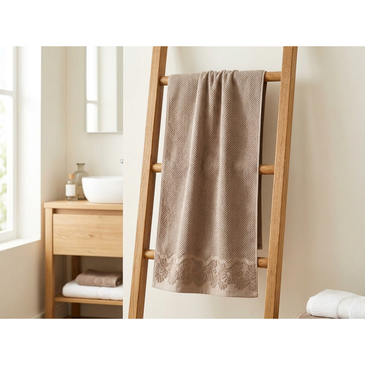 Manamo Versa Bath Towel Cotton Mocha  70x140 cm
