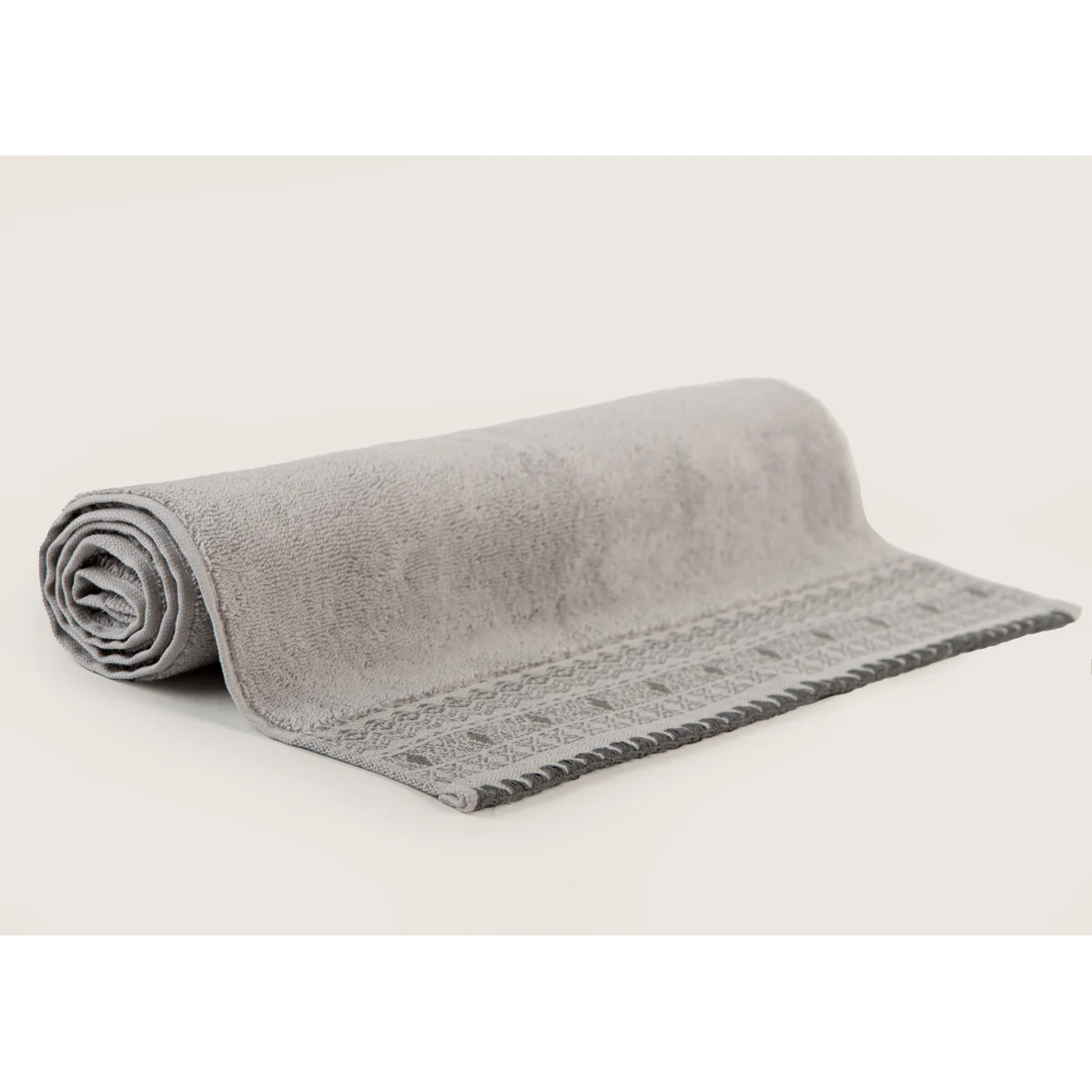 Manamo Blen Jacquard Hand Towel Cotton Grey 30x50 cm