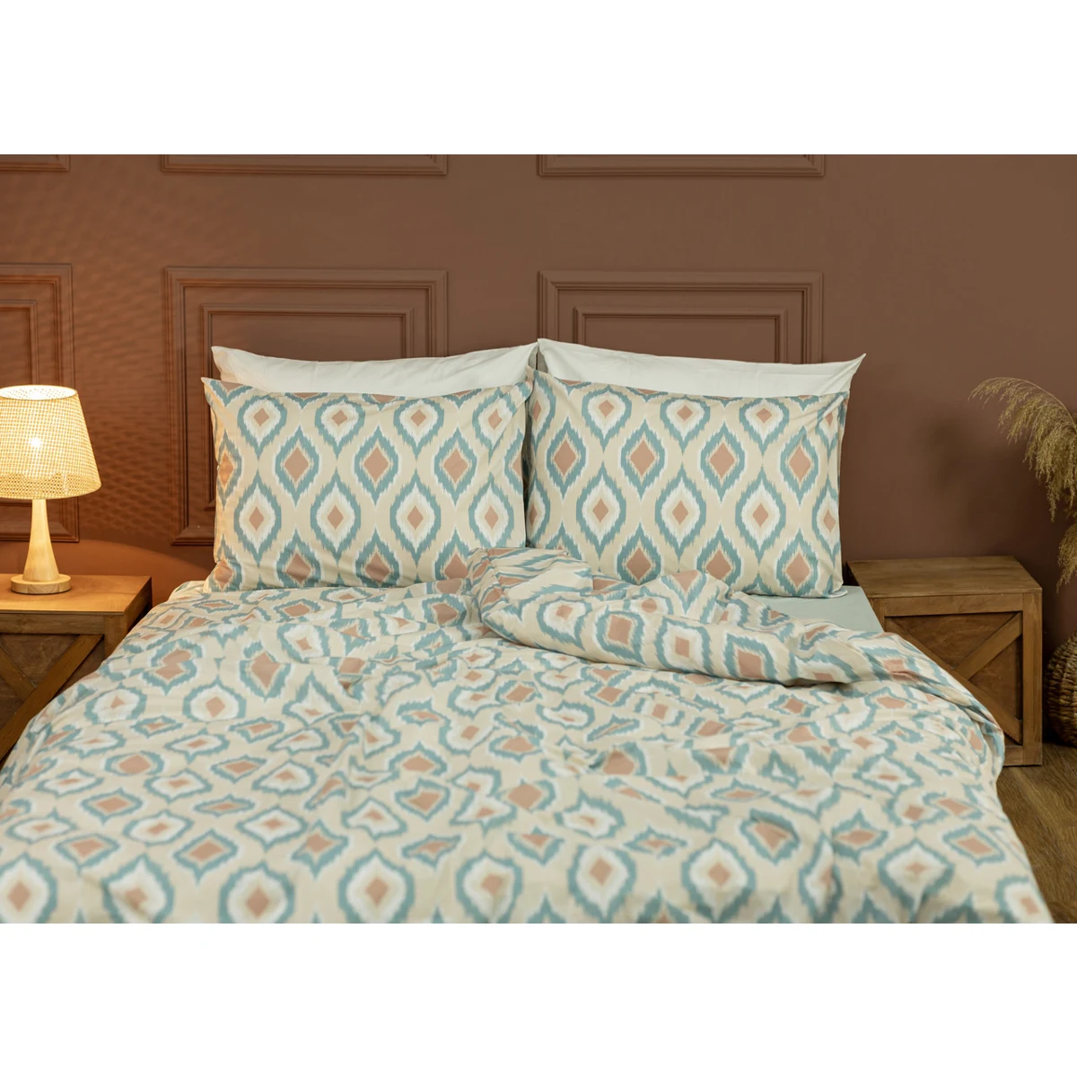 Manamo M&D Shara Mist Duvet Cover With Pillow Case Cotton  Single 160x220 cm+50X70 cm