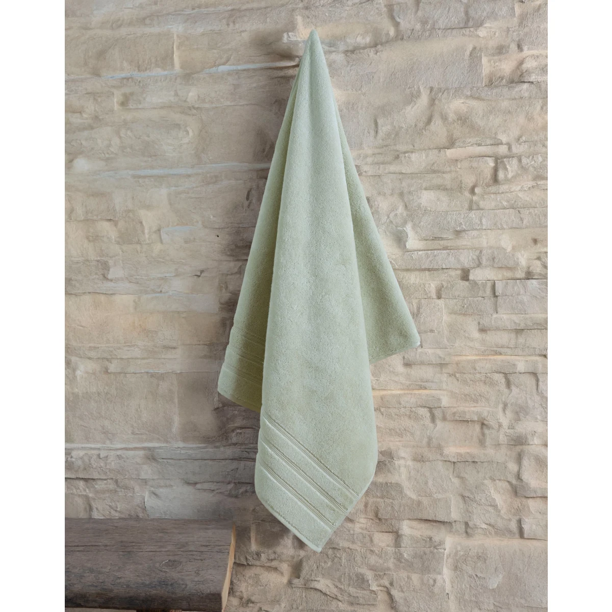 Manamo Lexa Bath Towel Luxury Cotton Sage  75x150 cm