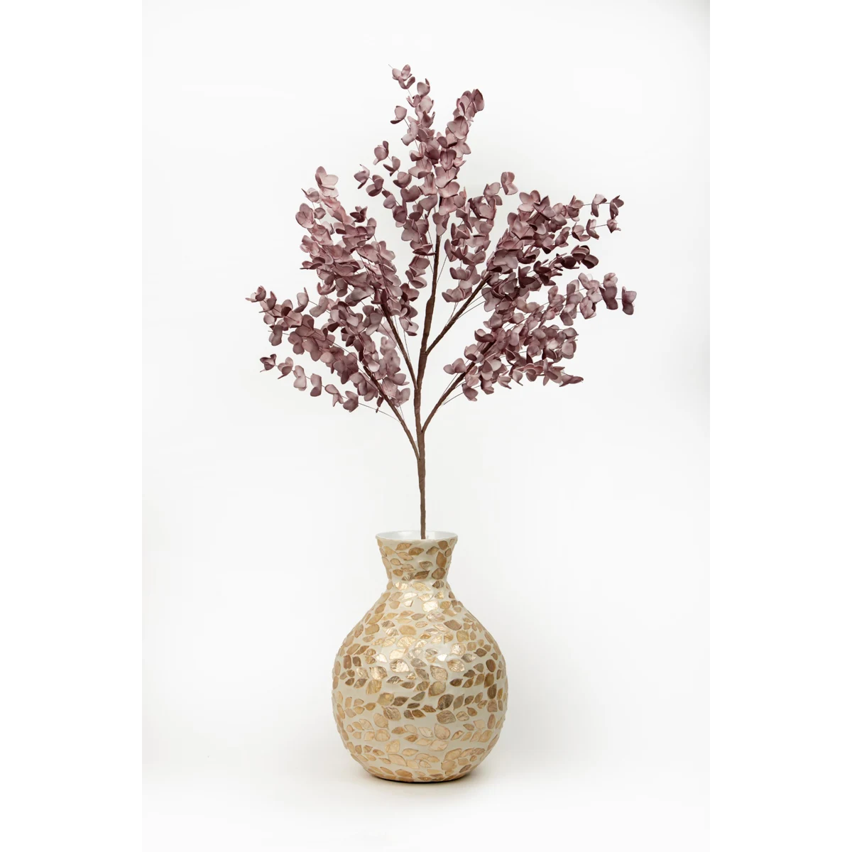 Manamo Spring Branch Artificial Flower  Damson 104 cm