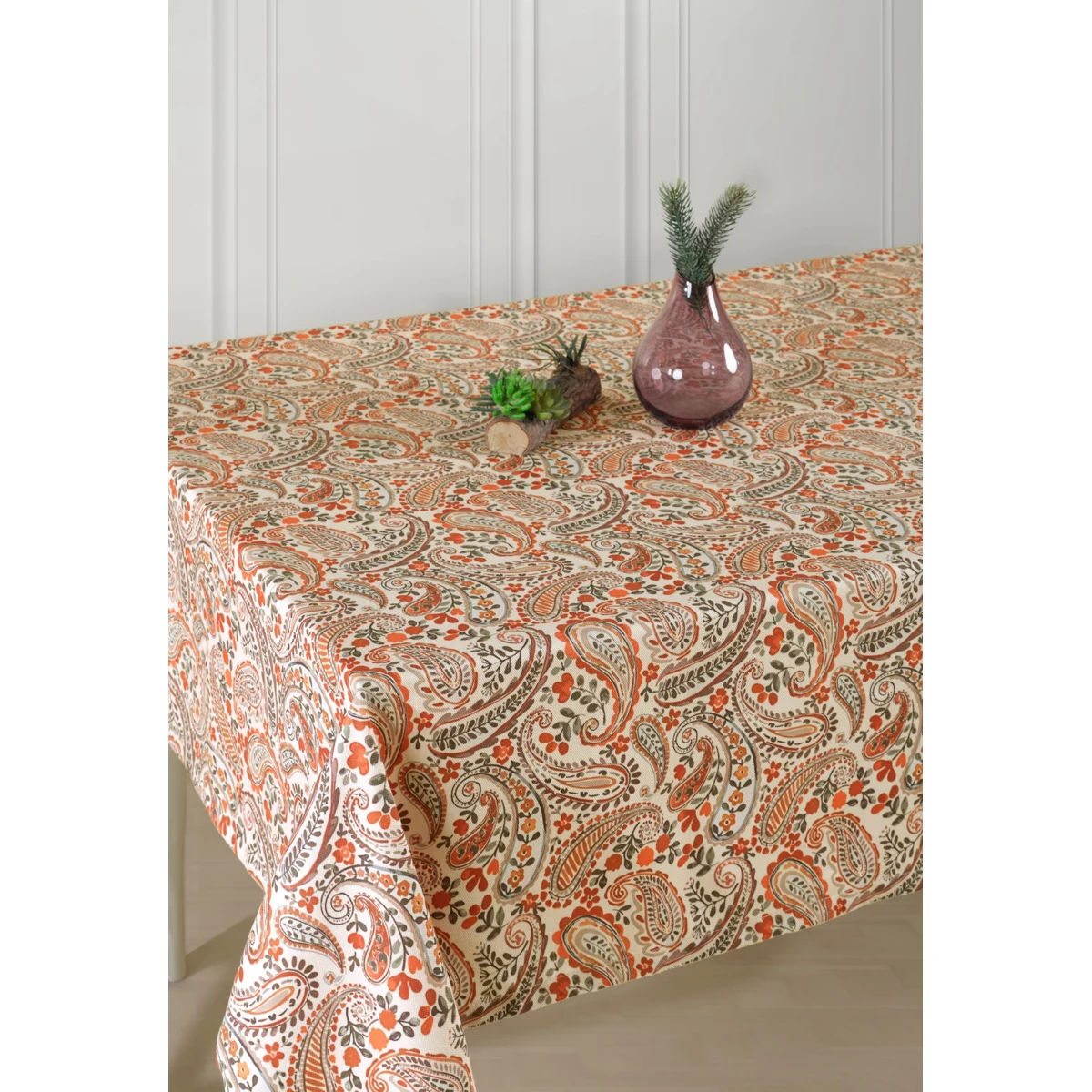 Manamo Shawl Table Cloth Digital Print Polyester  140x320 cm