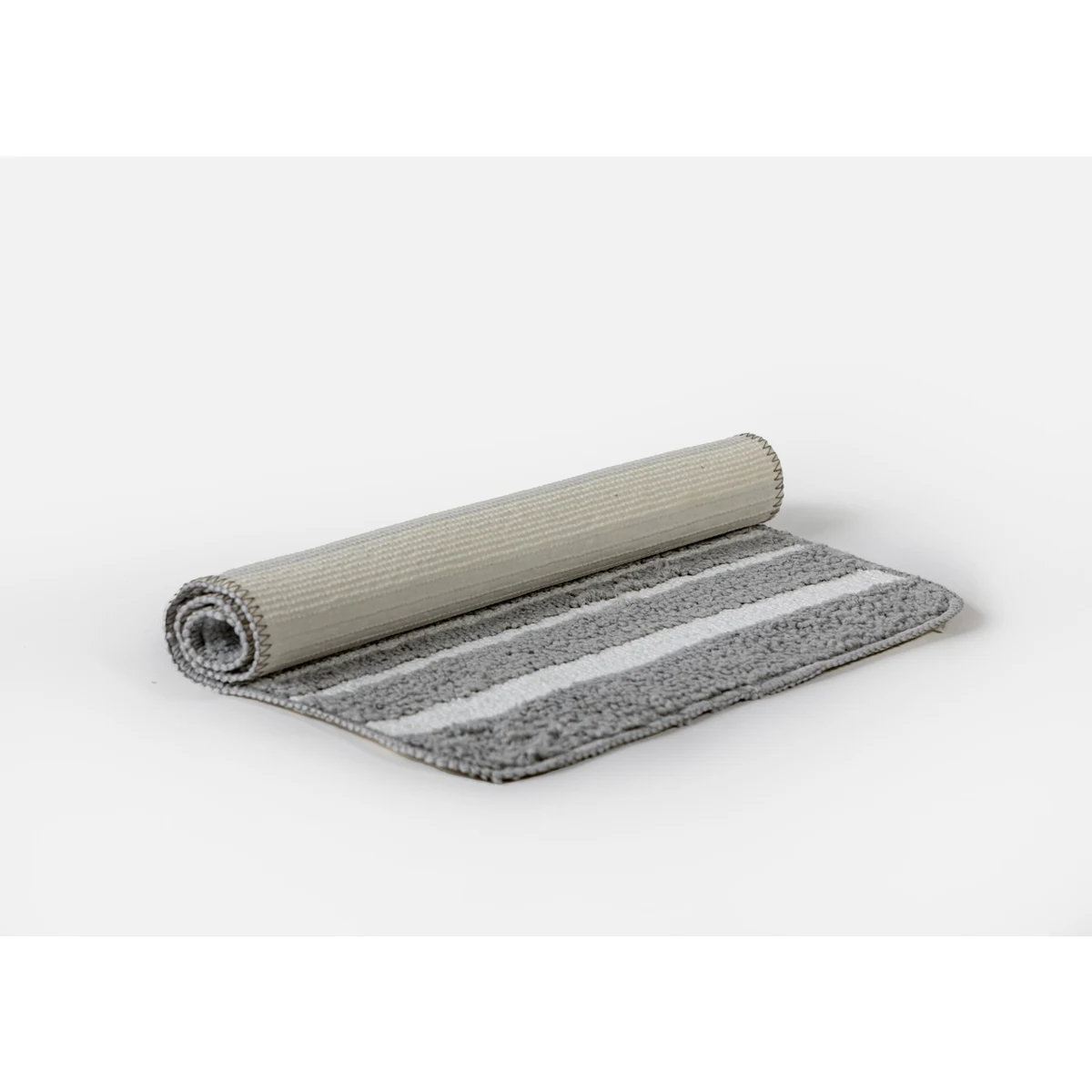 Manamo Carty Anti-slip Bath Mat Microfiber Light Grey 40x60 cm