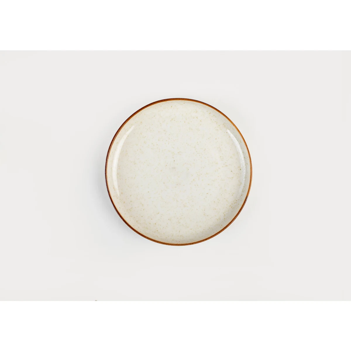 Manamo Elena Cake Plate Porcelain Beige  20 cm