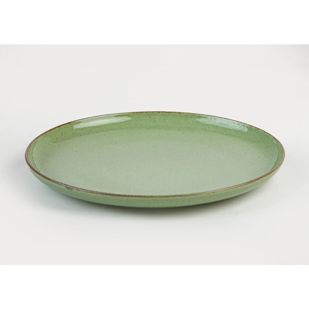 Manamo Elena Dinner Plate Porcelain Green  27 cm