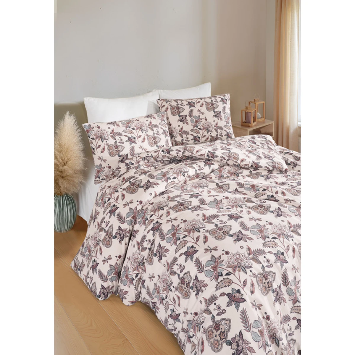 Manamo Traditional Duvet Cover With Pillow Case Cotton  160x220 cm+50X70 cm