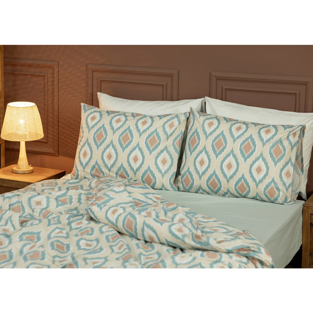 Manamo M&D Shara Mist Duvet Cover With Pillow Case Cotton  Double 200x220+50x70 cm(2)
