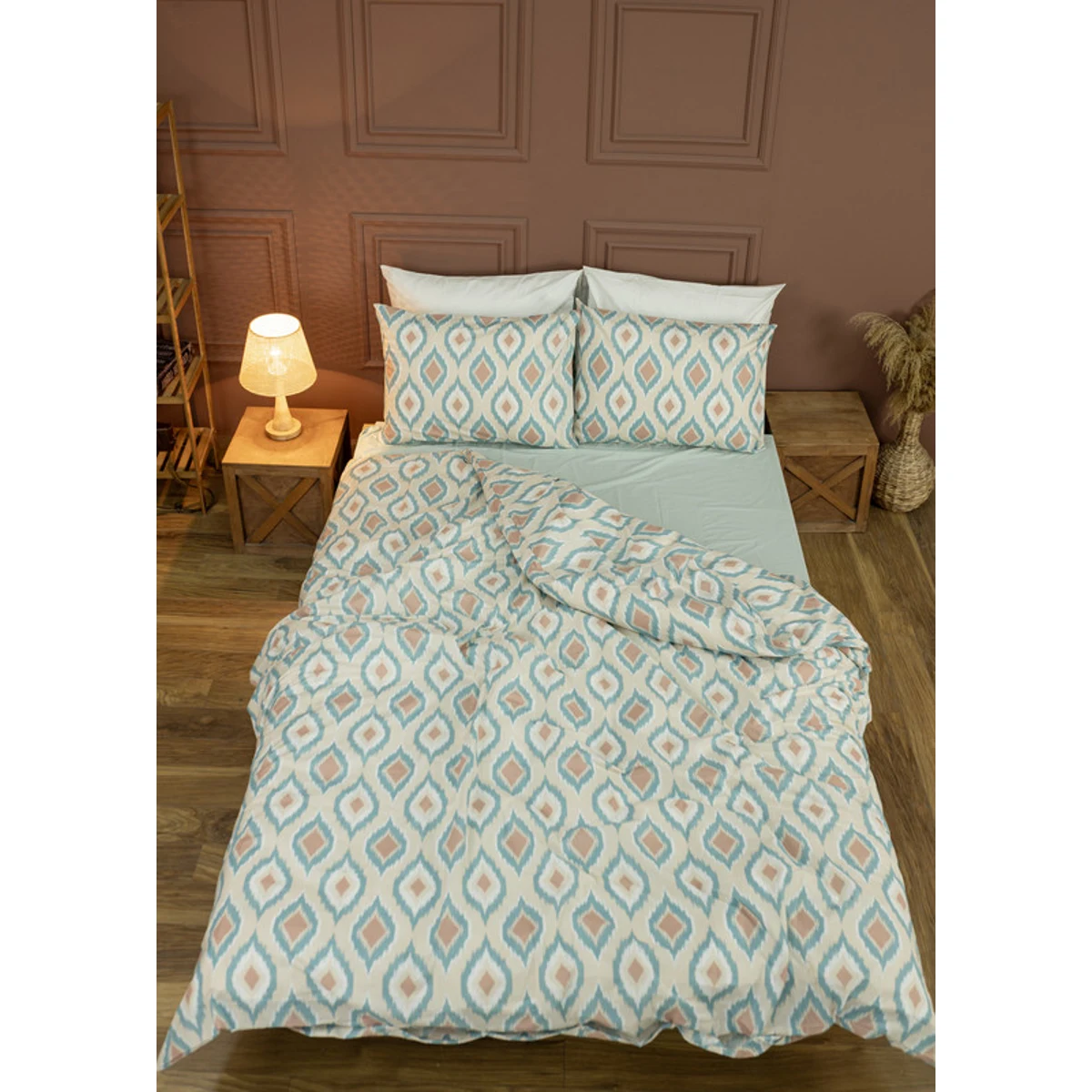 Manamo M&D Shara Mist Duvet Cover With Pillow Case Cotton  Double 200x220+50x70 cm(2)