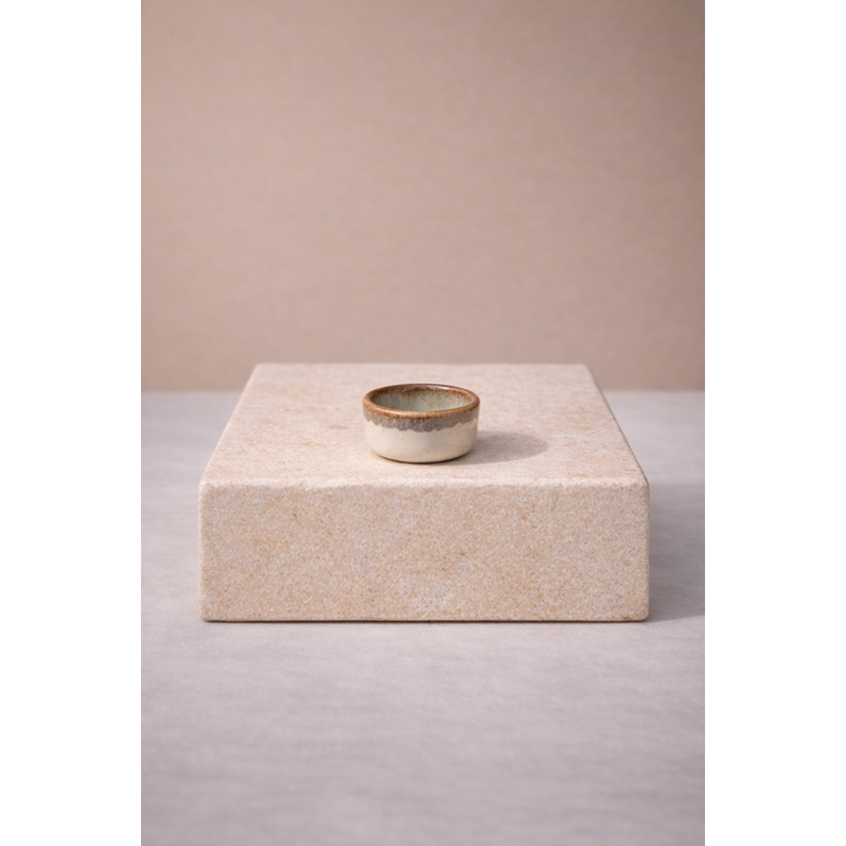 Manamo Luna Bowl Ceramiic Beige  6 cm