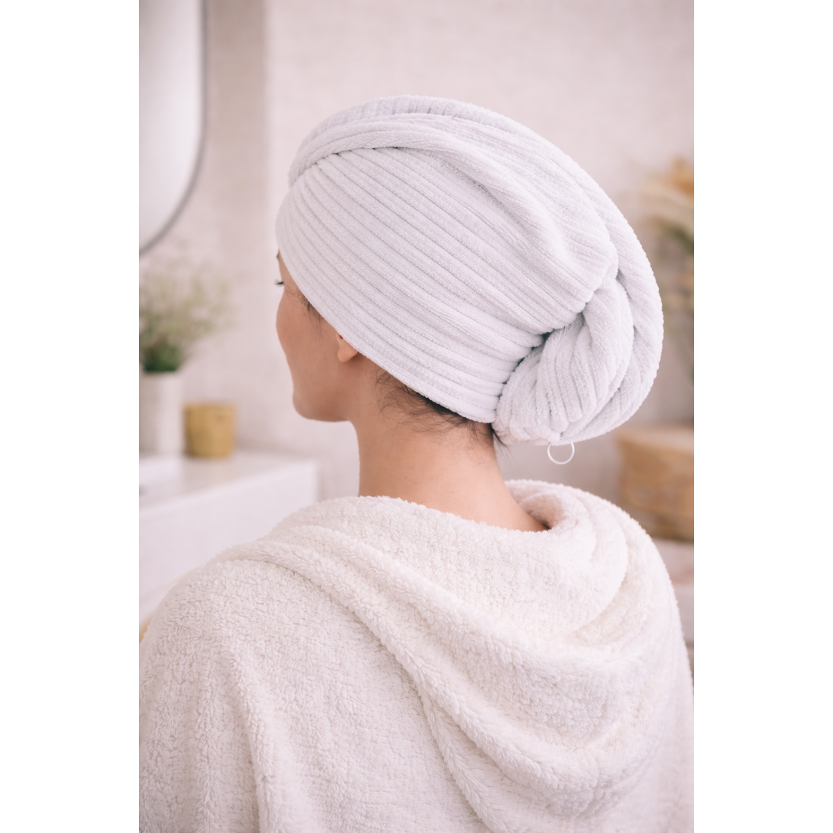Manamo Jess Hair Bonet Cotton Cream Standart O/S