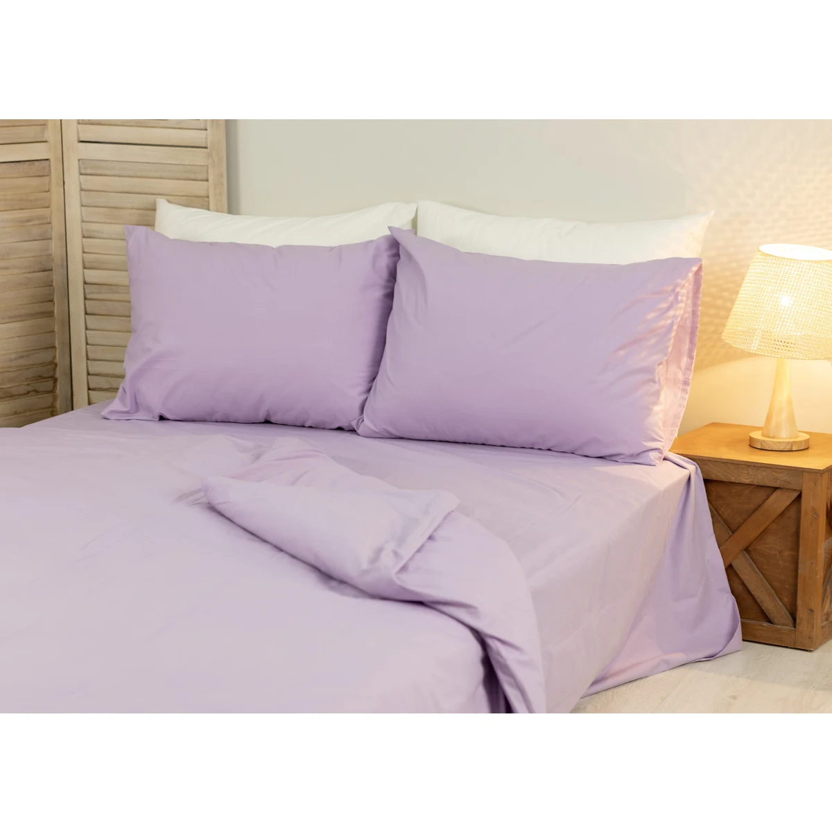 Manamo M&D Duvet Cover Cotton Violet Single 160x220 cm