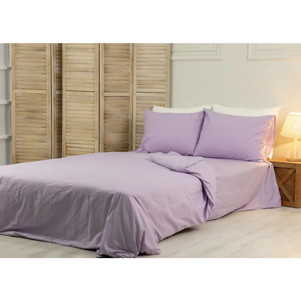 Manamo M&D Duvet Cover Cotton Violet Single 160x220 cm