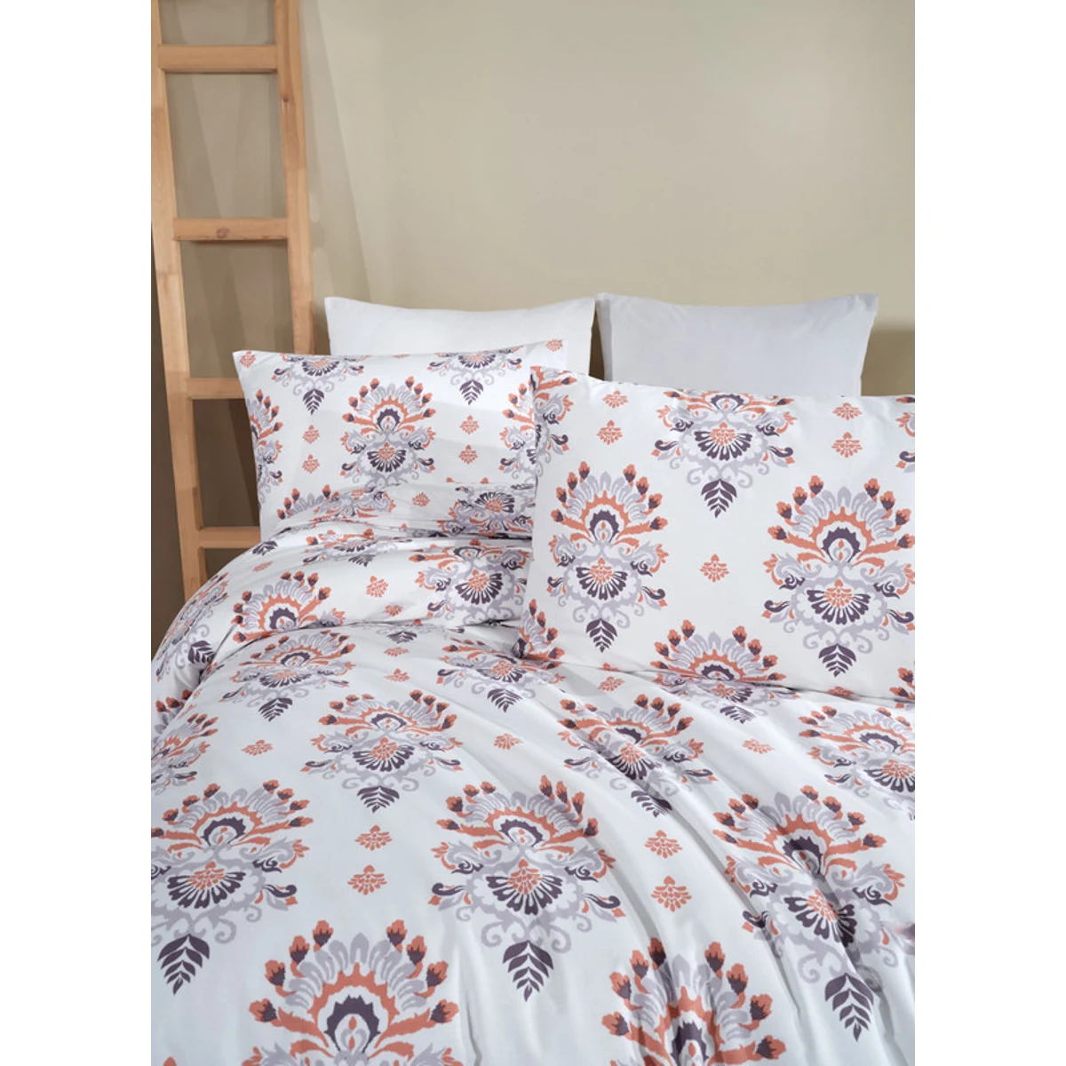 Manamo Damask Duvet Cover With Pillow Case Cotton  Single 160x220 cm+50X70 cm