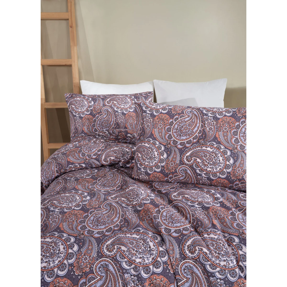 Manamo Paisley Duvet Cover With Pillow Case Cotton  Double200x220+50x70 cm(2)
