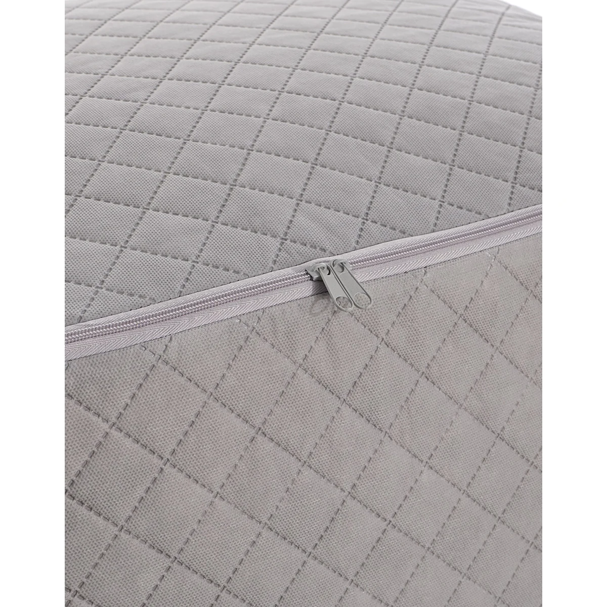 Manamo  Plain Organizer Quilted Grey 70x46x46 cm
