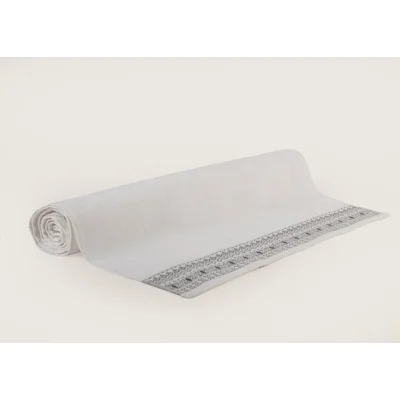Manamo Blen Jacquard Bath Towel Cotton White 70x140 cm