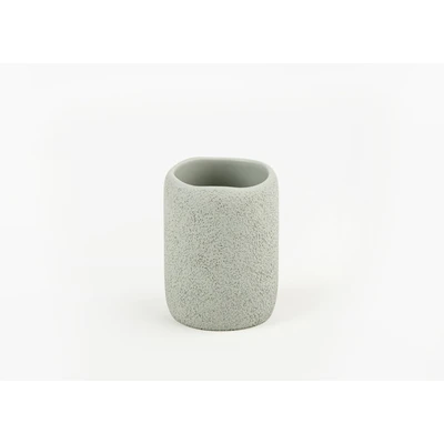 Manamo Elegance Toothpaste Dispenser Polyresin Gray  7.7x7.7x9.7 cm