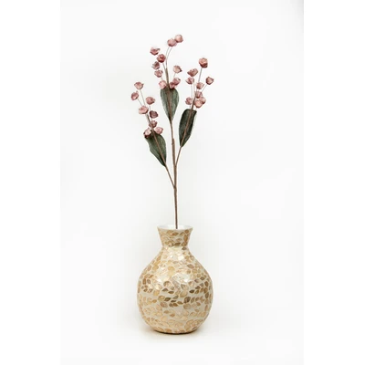 Manamo Tiny Rose Artificial Flower  Damson 97 cm