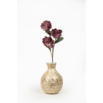 Manamo Azalea Artificial Flower  Damson 80 cm