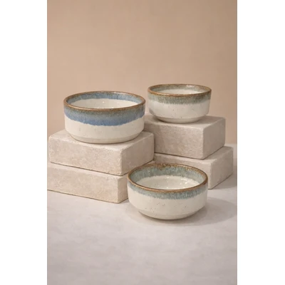Manamo Luna Bowl Ceramiic Green  12 cm