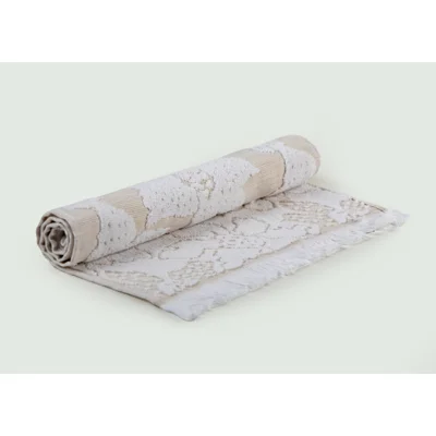 VALENCİA JACQUARD HAND TOWEL LINEN 30X50