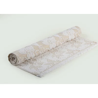 VALENCİA JAQCQUARD BATH TOWEL LINEN 70X140