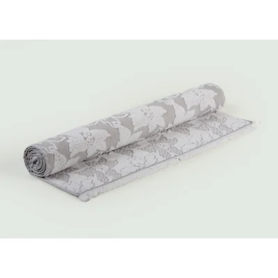 VALENCİA JAQCQUARD BATH TOWEL GREY 70X140