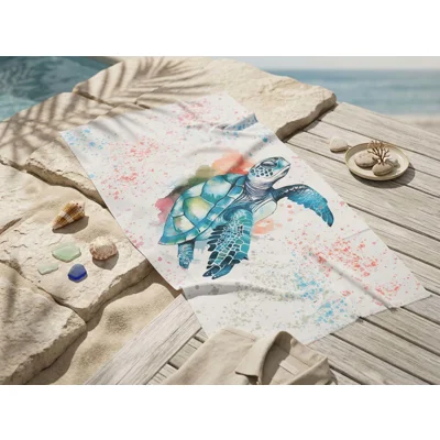 DIGITAL PRINTED BEACH TOWEL MULTI VICO 90x180